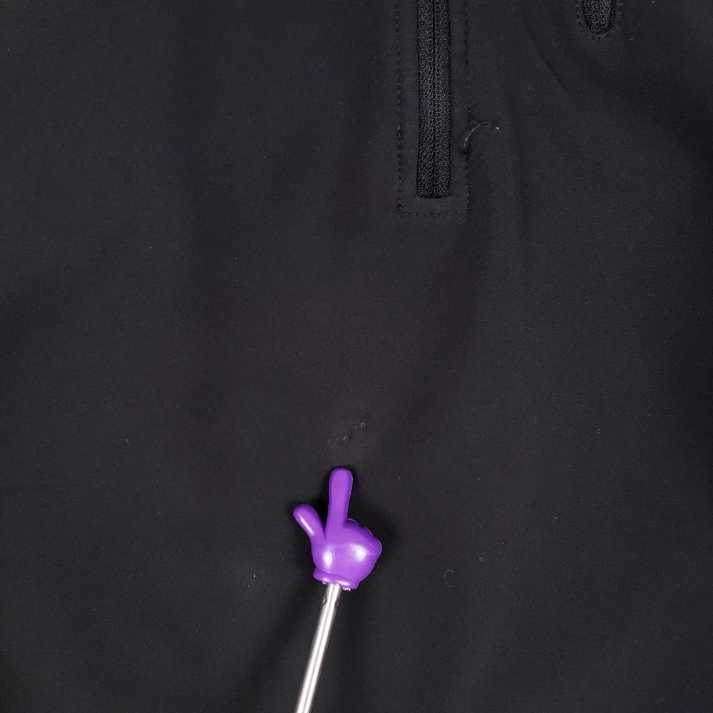 The North Face Pullover 1/4‎ Zip Mens XL Tech Fleece Black Gorpcore Hiking